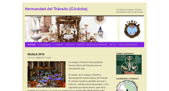 Desktop Screenshot of hermandaddeltransito.es